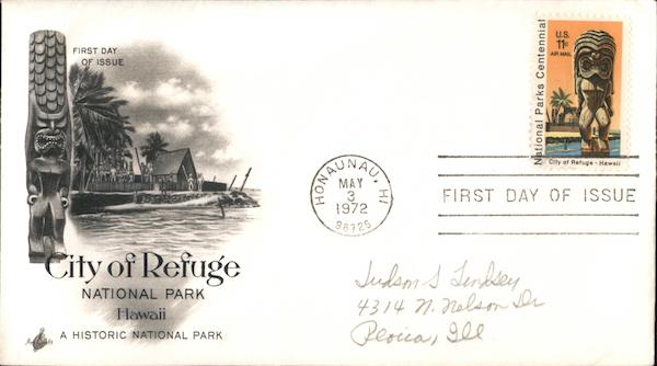 City of Refuge National Park, Hawaii First Day Covers
