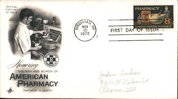 American Pharmacy First Day Covers