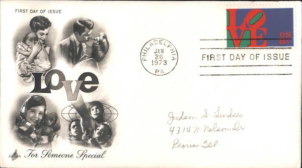 Love for Someone Special First Day Covers