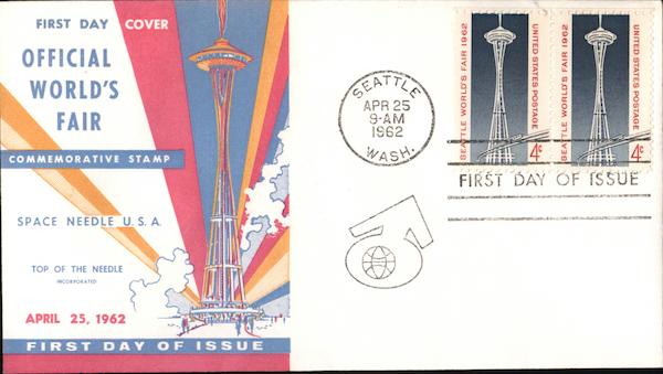 Official World's Fair Block of Stamps First Day Covers