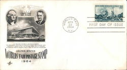 United States World's Fair Postage Stamp 1964 First Day Cover