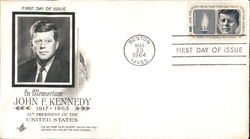 In Memoriam John F. Kennedy 1917-1963 35th President of the United States First Day Cover