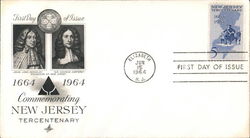 1664-1964 Commemorating New Jersey Tercentenary First Day Cover