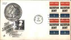 The Salvation Army Centennial 1865-1965 - General William Booth First Day Cover