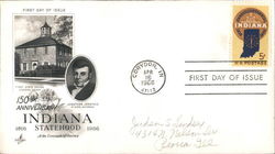 150th Anniversary Indiana Statehood 1816-1966 - At the Crossroads of America First Day Cover