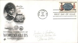 Diamond Jubilee, General Federation of Women's Clubs First Day Cover