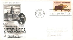 100th Anniversary of Nebraska Statehood 1867-1967 First Day Covers First Day Cover First Day Cover First Day Cover