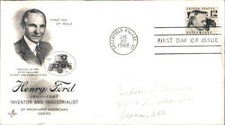 Henry Ford, 1863-1947 First Day Cover