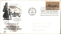 75th Anniversary of The Opening of the Cherokee Strip 1893-1968 First Day Cover