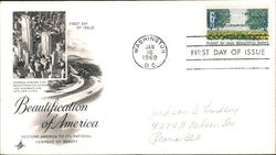 Beautification of America First Day Cover