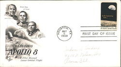 Saluting Apollo 8 - U. S. First Manned Lunar Orbital Flight First Day Cover