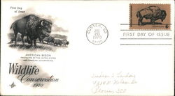 Wildlife Conservation 1970 First Day Cover