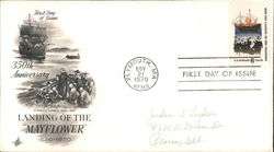 350th Anniversary Landing of the "Mayflower" First Day Cover