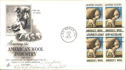 Honoring the American Wool Industry First Day Cover