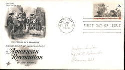 American Revolution Bicentennial 1973 First Day Cover