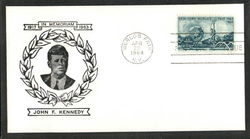 In Memoriam, John F. Kennedy, 1917-1963 First Day Cover