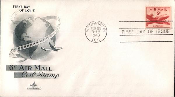 6 cent Air Mail First Day Covers