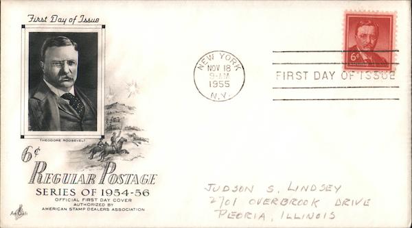 Theodore Roosevelt First Day Covers