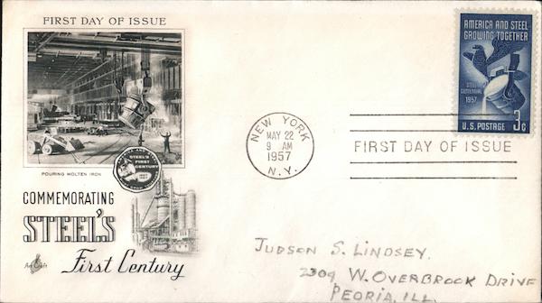 Commemorating Steel's First Century First Day Covers