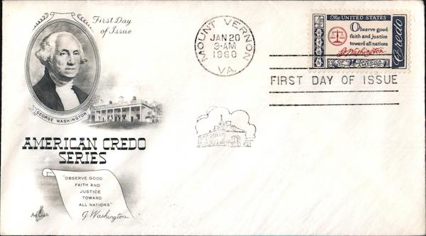George Washington First Day Covers