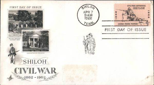 Shiloh Civil War, 1862-1962 First Day Covers
