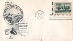 Minnesota Territorial Centennial 1849-1949 Alexander Ramsey, First Governor First Day Cover