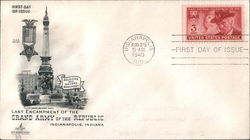 Last Encampment of the Grand Army of the Republic Indianapolis, Indiana First Day Cover