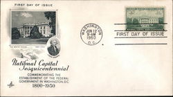 National Capital Sesquicentennial 1800-1950 First Day Cover
