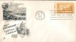100th Anniversary California Statehood First Day Cover