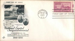 National Capital Sesquicentennial 1800-1950 First Day Cover
