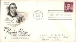 Series of 1954-56 First Day Cover