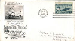 Jamestown Festival, International Naval Review First Day Covers First Day Cover First Day Cover First Day Cover