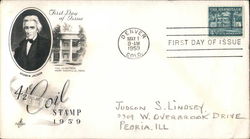 4 1/2c Coil Stamp 1959 First Day Cover