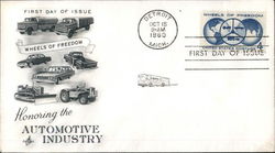 Honoring the Automotive Industry - Wheels of Freedom First Day Cover