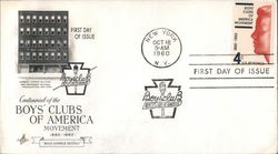 Centennial of the Boy's Clubs of America Movement 1860-1960 First Day Cover