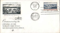 Commemorating the Opening of the World's First Fully Mechanized Post Office First Day Covers First Day Cover First Day Cover First Day Cover