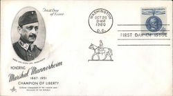Honoring Marshall Mannerheim, 1867-1951, Champion of Liberty First Day Cover