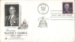 Honoring Walter F. George 1878-1957 Distinguished Statesman First Day Cover
