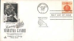Honoring Mahatma Gandhi, 1869-1948 First Day Cover