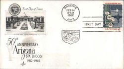 50th Anniversary Arizona Statehood 1912-1962 First Day Cover