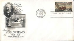 Honoring Winslow Homer 1836-1910 First Day Covers First Day Cover First Day Cover First Day Cover