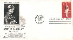 Honoring Amelia Earhart First Day Covers First Day Cover First Day Cover First Day Cover