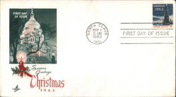 Season's Greetings Christmas 1963 First Day Cover
