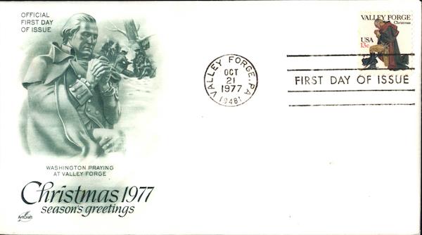 Season's Greetings Christmas 1977 First Day Covers