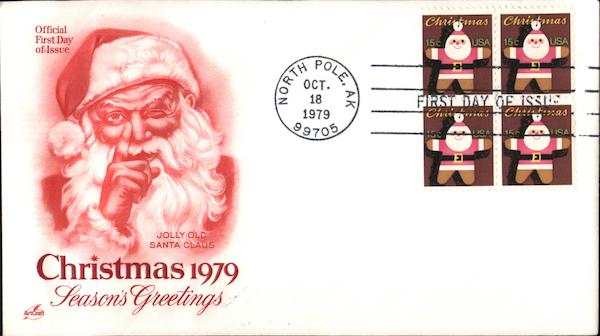 Christmas 1979 - Season’s Greetings Block of Stamps