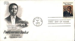 Paul Laurence Dunbar, American Poet 1872-1906 First Day Cover