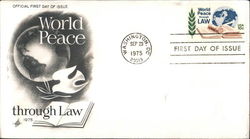 World Peace through Law First Day Cover