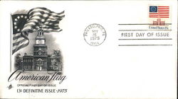 American Flag 13¢ Definitive Issue 1975 First Day Cover