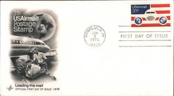 31¢ USAirmail Postage Stamp - Loading the Mail First Day Cover