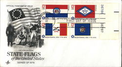 State Flags of the United States Block of Stamps First Day Covers First Day Cover First Day Cover First Day Cover